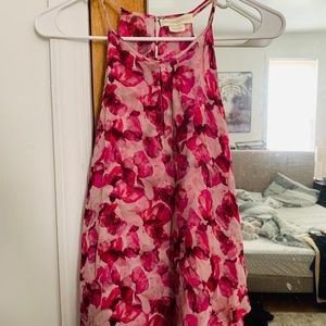 100% pure silk pink top!